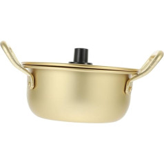 MAGICLULU Korean Ramen Pot Metal Pot Induction Pot Dutch Pot Hot Pot Camping Cookware Small Rament Pot Milk Pot Binaural Deep Pot Cooking Pot Pasta Pot