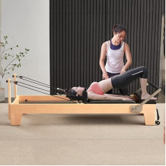 CASEGO Pilates Machine Core Bed, Home Yoga Back Correction Equipment, Studio Fitness Shaping Equipment, Seven Speed Height Adjustment