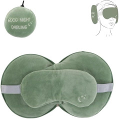 ROCKING GIFTS Travel Pillow with Grey Antifa Gute Nacht 15 cm