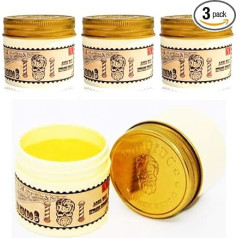 Bandido Aqua Wax No.8 Black/Black (3 x 125 ml) Extreme Strong (Set of 3) Hair Wax Strong Hold Styling Wax Men Pomade Men Hair Wax Men Hair Wax Men's Wax