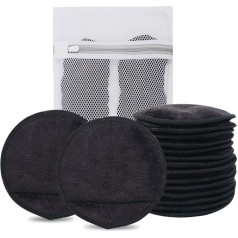 KinHwa Make-Up Pads Soft Gentle for Sensitive Skin Removal Cloths Reusable Microfibre Cosmetic Pads No Chemical Removal Only With Water