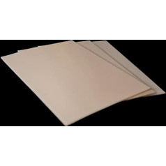 Reelskin A4 Pack x3 Tattoo Practice Skin Double Sided Silicone Film 3mm Thick Stretchy Like Real Skin