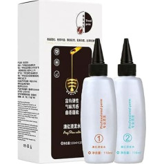 2 Pieces 120ml Permanent for Hair Permanent Set for Women Wavy Hair Perm Perfume Soft and Safe Salon Hairstyle Home Hairstyle Accessories for Hair Care 2 Pieces
