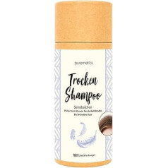 puremetics Dry Shampoo 'Sensitive Brunett' | Dry Shampoo for Sprinkling | Dry Shampoo without Plastic and Aerosols | No Fragrances