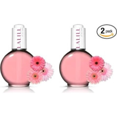 LALILL Nail Cuticle Oil 75 ml - Flower Elixir Nail Care Oil - Nail Oil Care for Nails Cuticles - Spa Manicure Nail Design Hands - Vegan - with Pipette (Pack of 2)