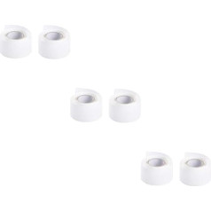 Healeved Pack of 6 Nail Art Silk Tape Stickers Nail Tape Nail Strip Tape Fibreglass Nail Wrap Reinforcing Nail Repair Tape Nail Art Tools Self-Adhesive Nail Tape