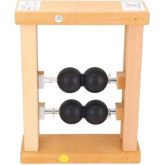 Fitness -Unterarm -Massagegeräte, Unterarm -Massagegerollwalze Verstellbare Kraftbällchen Holz Non -Slip -Unterarm -Massagegeroller Roller