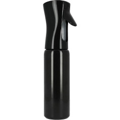 Nanoprotect Spray Bottle Black | 300 ml | Spray Bottle Upside Down | Fine Mist | Fine Atomiser Ideal as Hairdressing Bottle, Water Spray Bottle and for Flowers