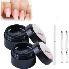 Analoguey Nail Repair Protection Gel, Nail Strengthening Builder Gel, Repair Gel, Nail Extension Repair Gel, Nail Hardener for Damaged Nails, Refill Instantly (Pack of 2)