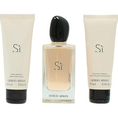 Si by Giorgio Armani Eau de Parfum 100ml, Shower Gel 75ml & Body Lotion 75ml