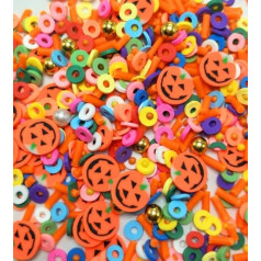 20 g/Pack Mix Sprinkles Beads 3D Polymer Clay Discs Sequins for Halloween DIY Decoration Acrylic Beauty Nail Arts Accessories 1114575004