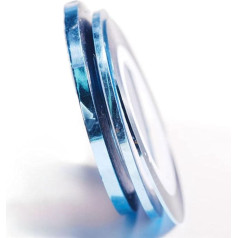 3 Rolls/Bag 1 mm 2 mm 3 mm Mixed Size Glitter Rolls Striping Tape Line Nail Art Tips Decoration Sticker Decals Tools Light Blue