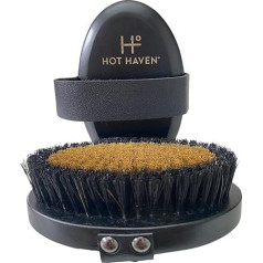 HOT HAVEN Ionic Copper Dry Brushing Body Brush for Lymphatic Drainage, Exfoliating Body Dry Brush for Radiant Skin, Dry Skin Brush for Cellulite, Improving Circulation, Stress