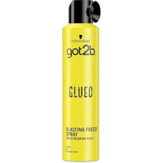 Schwarzkopf got2b Glued Blasting Freeze Spray 300ml (Pack of 3)