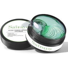 Saimyo Green Kelp Eye Mask 60 Pack Gold Retinol and Collagen - Treatment for Puffy Eyes and Dark Circles