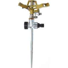 Holzsammlung Garden Sprinkler Lawn Sprinkler 360 Degree Heavy Duty Lawn Sprinkler with Metal Spike for Watering Plants, Flowers, Vegetables