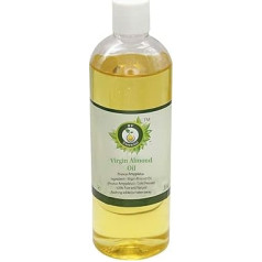 R V Essential Virgin Almond Oil - Prunus Amygdalus (100% Pure and Natural Cold-Pressed) Virgin Almond Oil