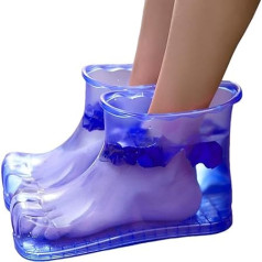 Foot Spa Soak Shoes, Portable Household Foot Soaker, Massage High-Density Foot Soaking Boots, Foot Bath Boots, Foot Tub, Removes Callus Cuticles for Pedicure, Relaxation, Detox and Massage
