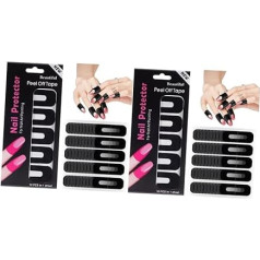 HAPINARY 200 Sheets Nail Art Anti Spill Stickers Nail Polish Protection Nail Polish Finger Protection Cuticle Protection Nail Polish Cover Nail Protection for Fingernail Gel Stickers