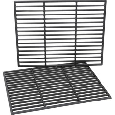 GFTIME Cast Iron Cooking Grate for Tepro Toronto XXL Charcoal Grill, Replacement Grill Grate for Better Grill Results, 46 x 35.5 cm (Single) and 46 x 71 cm (Double)