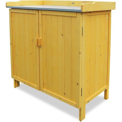 Habau 3106 Garden Table with Cabinet, 98 x 48 x 95 cm