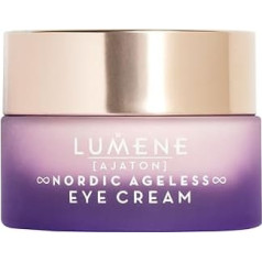 LUMENE Nordic Ageless Ajaton Anti-Wrinkle & Anti-Ageing Eye Cream Against Dark Circles, Vegan & Perfume-Free, 15 ml