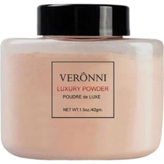 6 x Loose Face Powder, Long-Lasting Look, Shiny Skin, Translucent, Hides Imperfections, Creates a Softening Effect