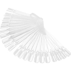 Milageto 6x 24 Teilige Art Tipps Sticks Display Polish Practice Training Klar