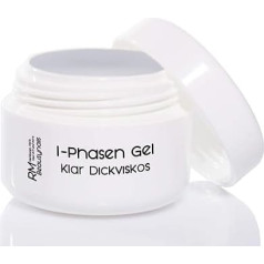 1-Phase UV Gel All in One Gel Allround Gel Clear Nail Gel Thick Viscosity Pack of 1 (1 x 250 ml)
