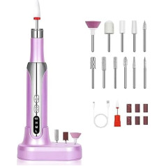 Professional Nail Cutter, 15000 Turns Electric Nail File, Touch Buttons, Nail Cutter, Professional Nail Cutter for Electric Pedicure, Nail Cutter for Home and Salon Use