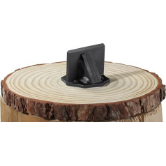 DRAGON RIOT Small Manual Wood Splitter, Black, Firewood Splitter, Robust Firewood Ignition Splitter Made of Steel, Portable Wood Splitting Wedge for Small Wood Stoves and Fireplaces