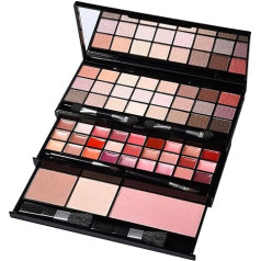 BriConti Two Fold Out Makeup Palette, Upstairs, 61-Piece