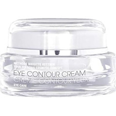 Eye contour cream, 1 x 15 ml, refreshing and moisturising eye care with hyaluronic acid, macadamia nut oil and vitamin E