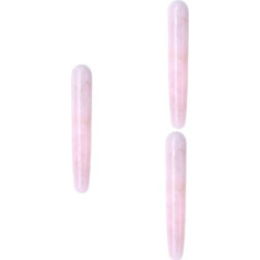 FOMIYES 3st Hautpflege-massagegerät Massagegeräte Für Den Nacken Jade-walze Gesichtsroller Massage-tools Roller-massagegerät Kratzendes Massagegerät Massagestab Einstellen Rosa Anti-falten