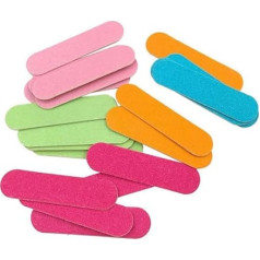 Disposable Nail Files Colorful Mini Nail Files for Home or Professional 50pcs (Random Color)