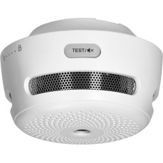 Akumulatora dūmu detektors, 9 VDC, Wi-Fi, TUYA, TUV sertificēts