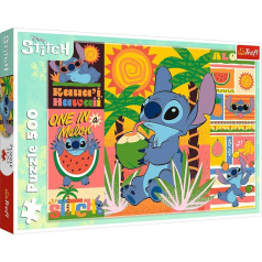 Puzzle 500 elementi brīvdienas ar lilo un dūrienu