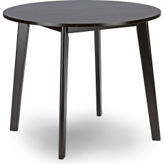Baxton Studio Debbie Modern Dining Table Dark Brown