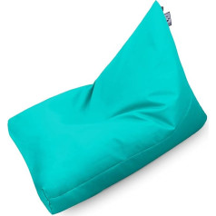 Happers Pyramid XL Faux Leather Indoor Bean Bag Turquoise