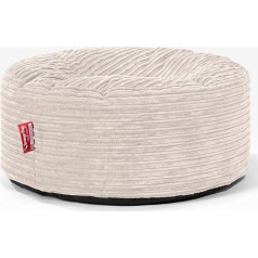 Lounge Pug , Pouf Stool Cord Ivoire