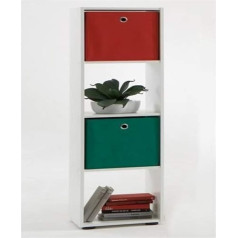 Fmd Möbel Mega 4 248-004 Room Divider Shelves 36.5 x 140.5 x 33 cm White