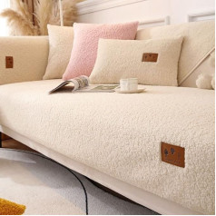 VEAI Velvet Sofa Covers 1 2 3 4 Seater Sofa Cover Couch Cover L Shape Corner Sofa Sofa/Couch Throw Blanket, Velvet Couch Throws Sofa Cover Sofa Throws Non-Slip Sofa Cover (Color : Ee, Size : 90x210cm)