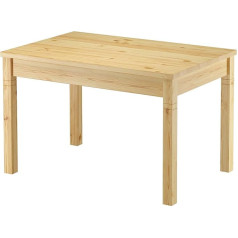 Erst-Holz Dining Table 80 x 120 cm Solid Pine Wood in Beautiful Look 90.70-51B