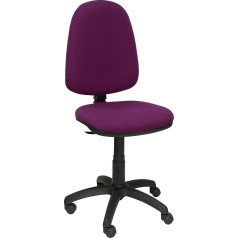 Piqueras Y Crespo Model 04CP - Ergonomic office chair with permanent contact mechanism and height adjustable - Seat and backrest upholstered in fabric BALI, purple color