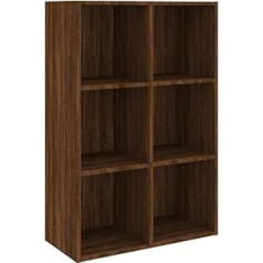 Vidaxl Bookcase / Sideboard Brown Oak Look 66 x 30 x 98 cm