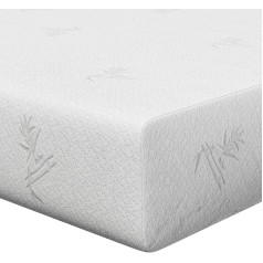 Vesgantti 22cm Small Single Memory Foam Mattress - Medium Firm Memory Foam Mattress with Convoluted Foam and High Density Foam - 100 Nights CertiPUR-US Certified