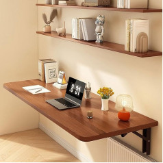 Generisch Klappbarer Tisch für Wandmontage, Schreibtisch, Waschküche, Restaurant, Zuhause, Bar, einfache Installation und Reinigung, platzsparend, zusammenklappbare Werkbank mit schwebendem Design.