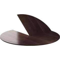 Generisch Große, runde, klappbare Tischplatte, 120 cm – 200 cm Durchmesser, runde Holztischplatte, platzsparend, Catering-Bankett-Partytisch ohne Beine, klappbare Tischplattenverlängerung, nur große,