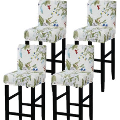 Meigeh Chair Cover High Bar Stool Covers Bar Chair Covers for High Chair Chairs Covers for Bar Stools Dining Room Chair Covers