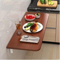 Generisch Schwebender wandmontierter Esstisch mit Blättern für kleine Räume, faltbarer Holzschreibtisch für Büro, Zuhause, Küche, platzsparend, zusammenklappbarer Schreibtisch für Zimmer, Arbeitszimmer, Küche,